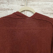 BURGUNDY LONG CARDIGAN