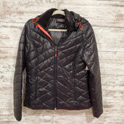 BLACK WARM TEK PUFFY JACKET