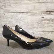 BLACK PATENT LEATHER HEELS