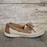 TAN LEATHER LOAFER SHOES