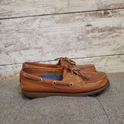 BROWN LEATHER LOAFER SHOES