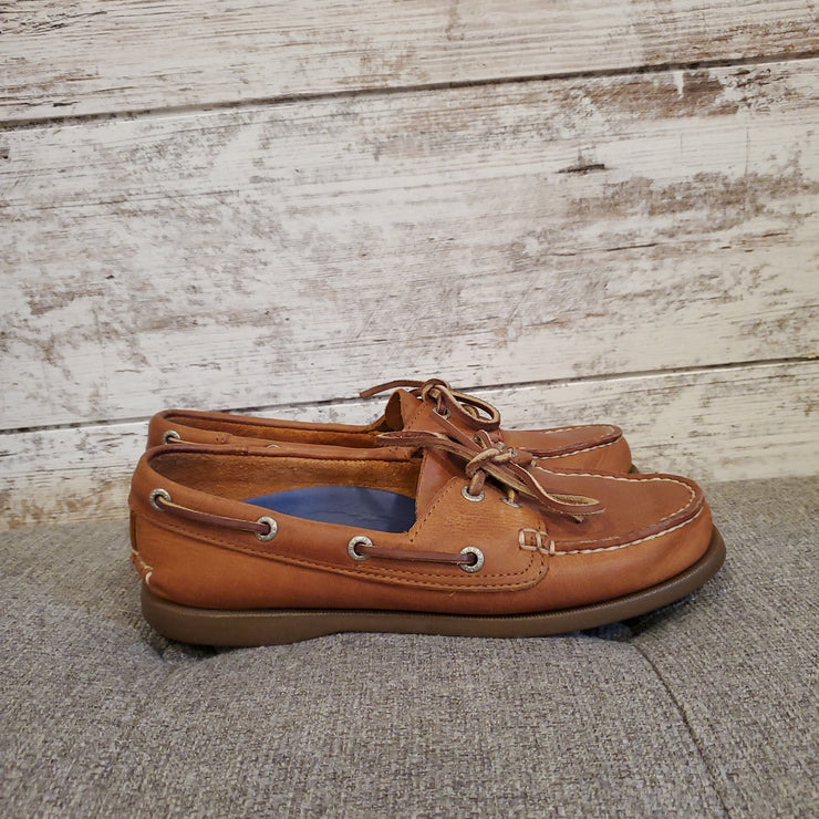 BROWN LEATHER LOAFER SHOES