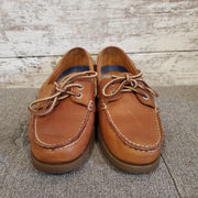BROWN LEATHER LOAFER SHOES