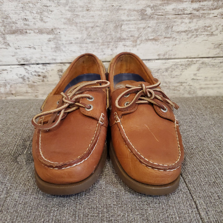BROWN LEATHER LOAFER SHOES
