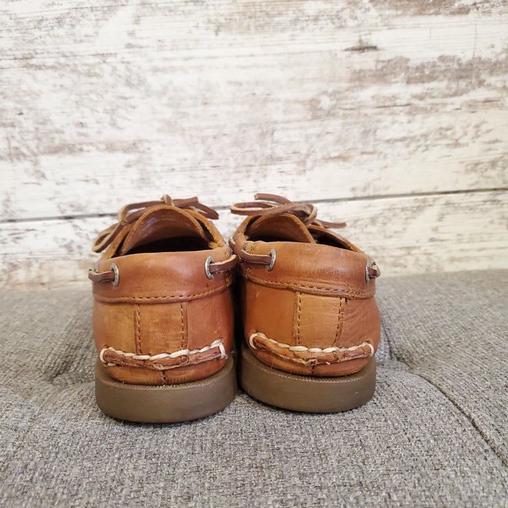BROWN LEATHER LOAFER SHOES