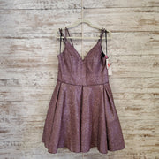 PINK SPARKLY SHORT DRESS