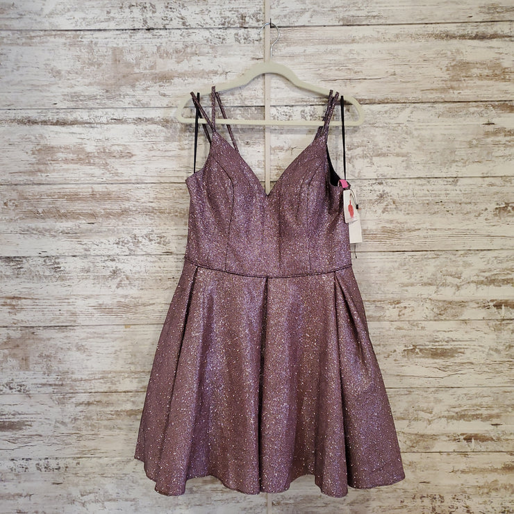 PINK SPARKLY SHORT DRESS