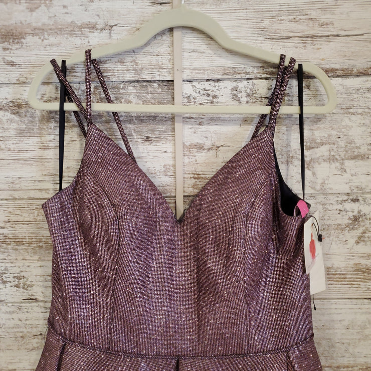 PINK SPARKLY SHORT DRESS