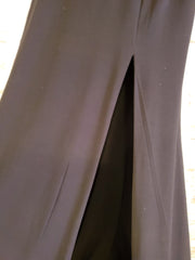 BLACK LONG EVENING GOWN