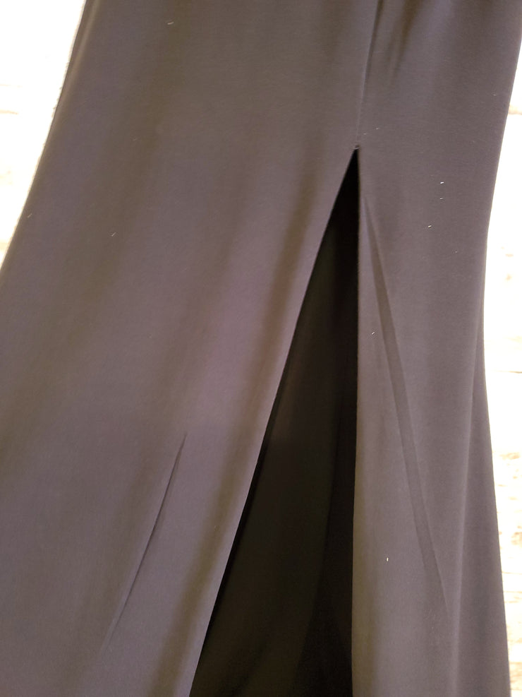 BLACK LONG EVENING GOWN