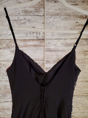 BLACK LONG EVENING GOWN