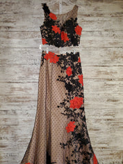 BLACK/TAN MERMAID 2 PC. SET