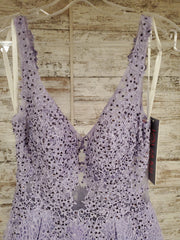 PURPLE A LINE GOWN (NEW)