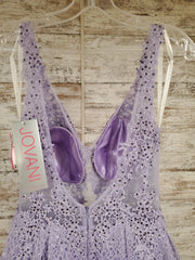 PURPLE A LINE GOWN (NEW)