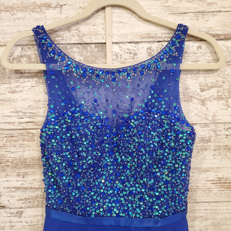 ROYAL BLUE SHORT DRESS