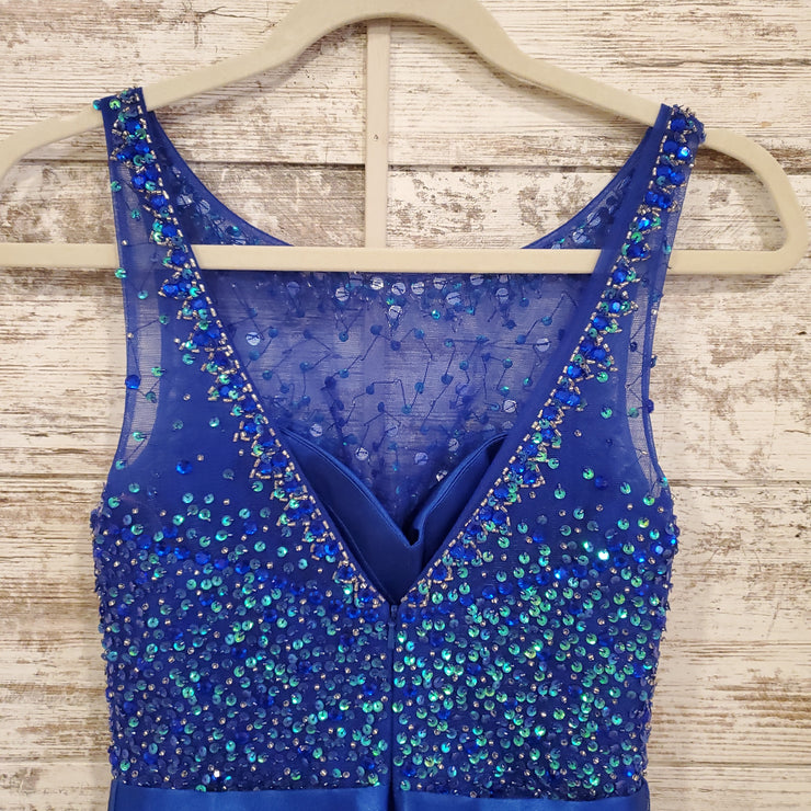 ROYAL BLUE SHORT DRESS