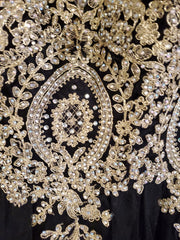 BLACK/GOLD A LINE/PRINCESS GOW