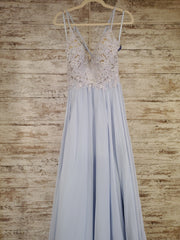 BLUE LONG EVENING GOWN (NEW)