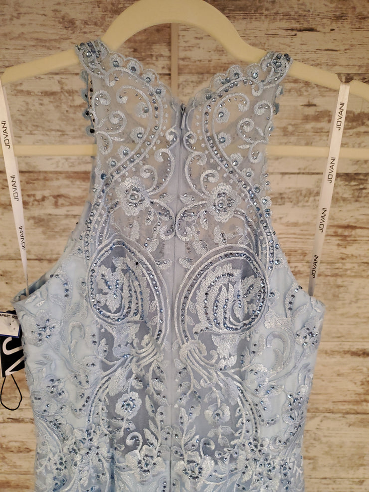 BLUE A LINE GOWN (NEW)