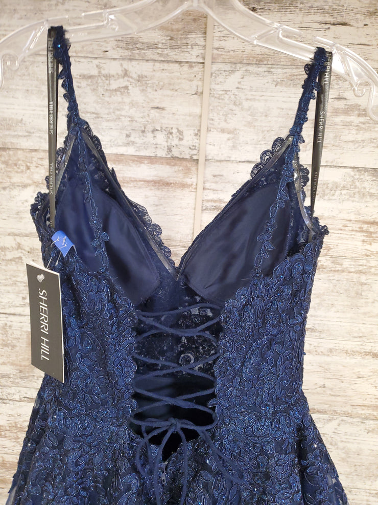 NAVY A LINE GOWN (NEW)