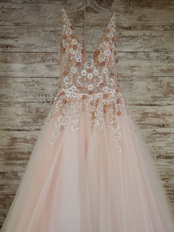 IVORY/BLUSH PRINCESS GOWN