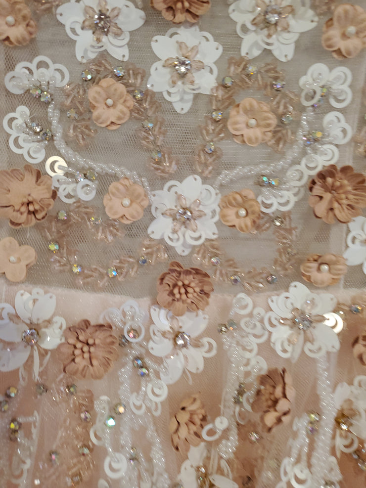 IVORY/BLUSH PRINCESS GOWN