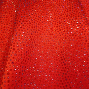 RED BEADED A LINE GOWN