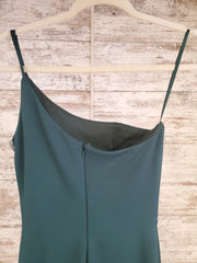 GREEN LONG EVENING GOWN