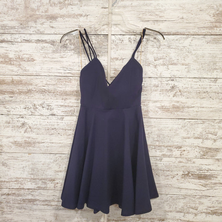 NAVY SHORT DRESS