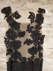 BLACK LONG EVENING GOWN