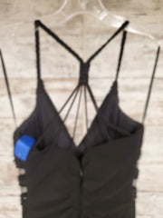 BLACK LONG EVENING GOWN