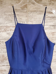 NAVY A LINE GOWN