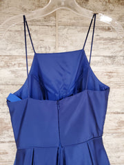 NAVY A LINE GOWN