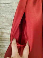 RED A LINE GOWN