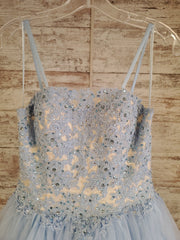 BLUE/WHITE PRINCESS GOWN
