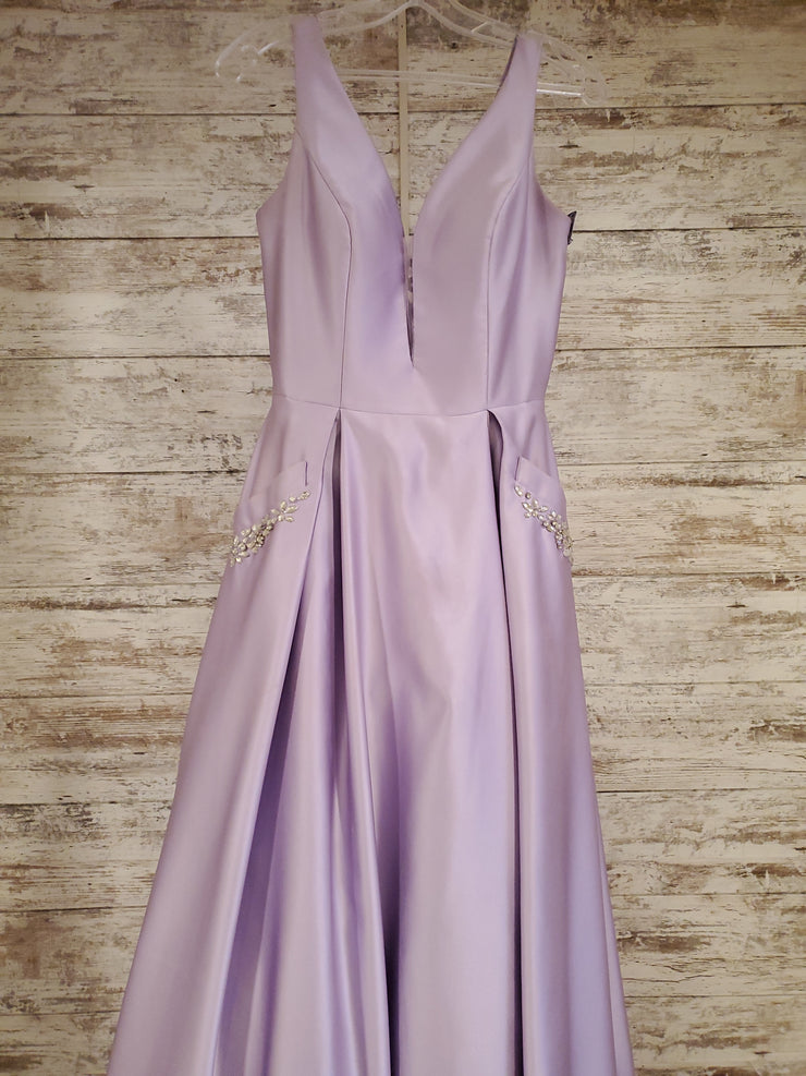 LAVENDER A LINE GOWN