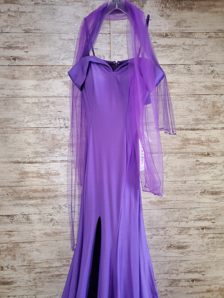 PURPLE MERMAID GOWN (NEW)