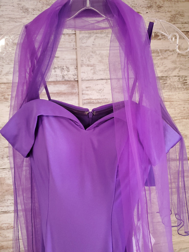 PURPLE MERMAID GOWN (NEW)
