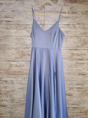 BLUE A LINE GOWN