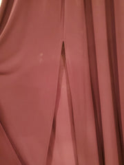 PURPLE LONG EVENING GOWN