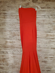 RED LONG EVENING GOWN