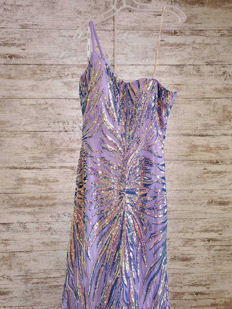 LAVENDER SPARKLY MERMAID GOWN