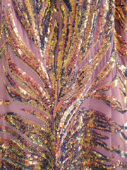 LAVENDER SPARKLY MERMAID GOWN