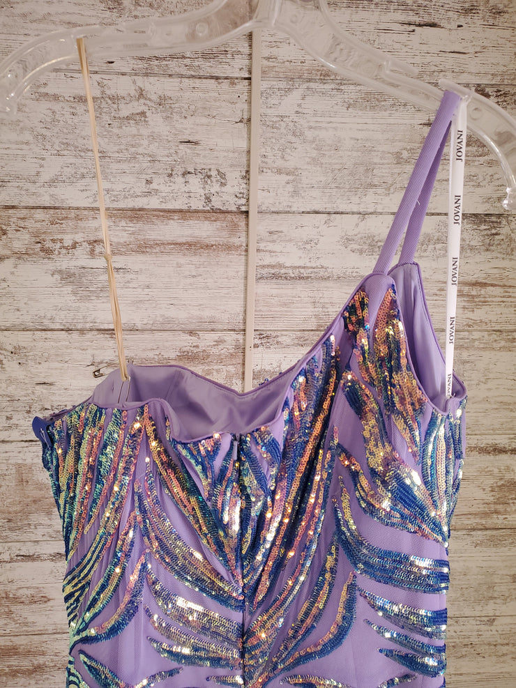 LAVENDER SPARKLY MERMAID GOWN