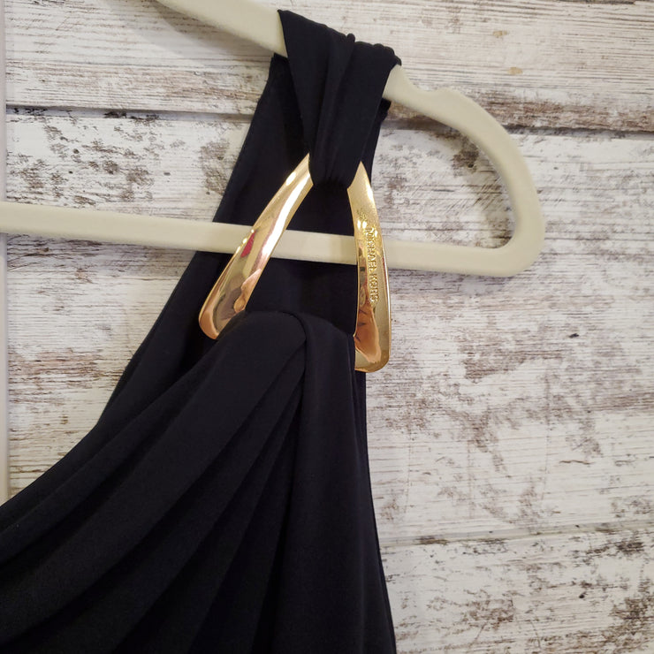 BLACK ONE SHOULDER SHORT DRESS