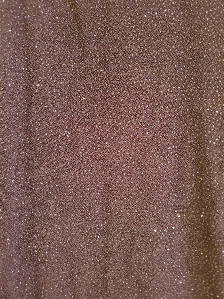 BLACK SPARKLY LONG DRESS