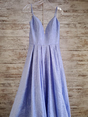 PERIWINKLE A LINE GOWN