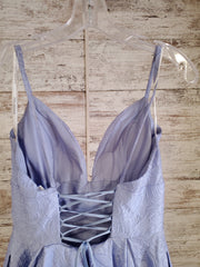 PERIWINKLE A LINE GOWN