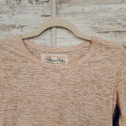 PEACH LONG SLEEVE TOP