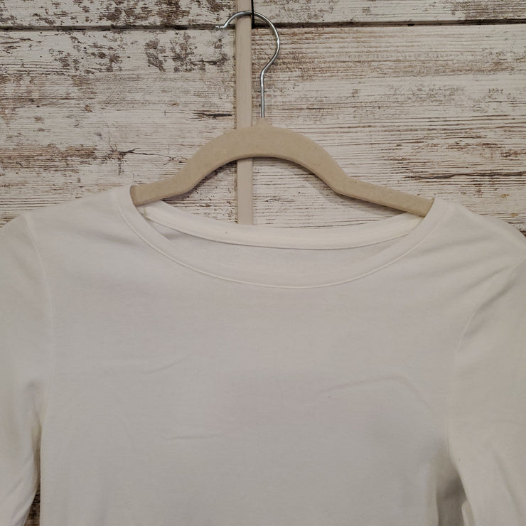 WHITE LONG SLEEVE TOP